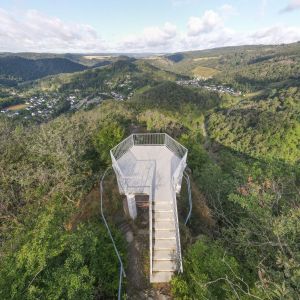 Aussichtsplattform am Goethepunkt bei Obernhof. Foto: Simon Ostermann