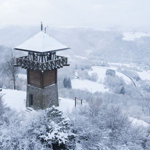 Römerturm bei Arzbach. Foto: Simon Ostermann
